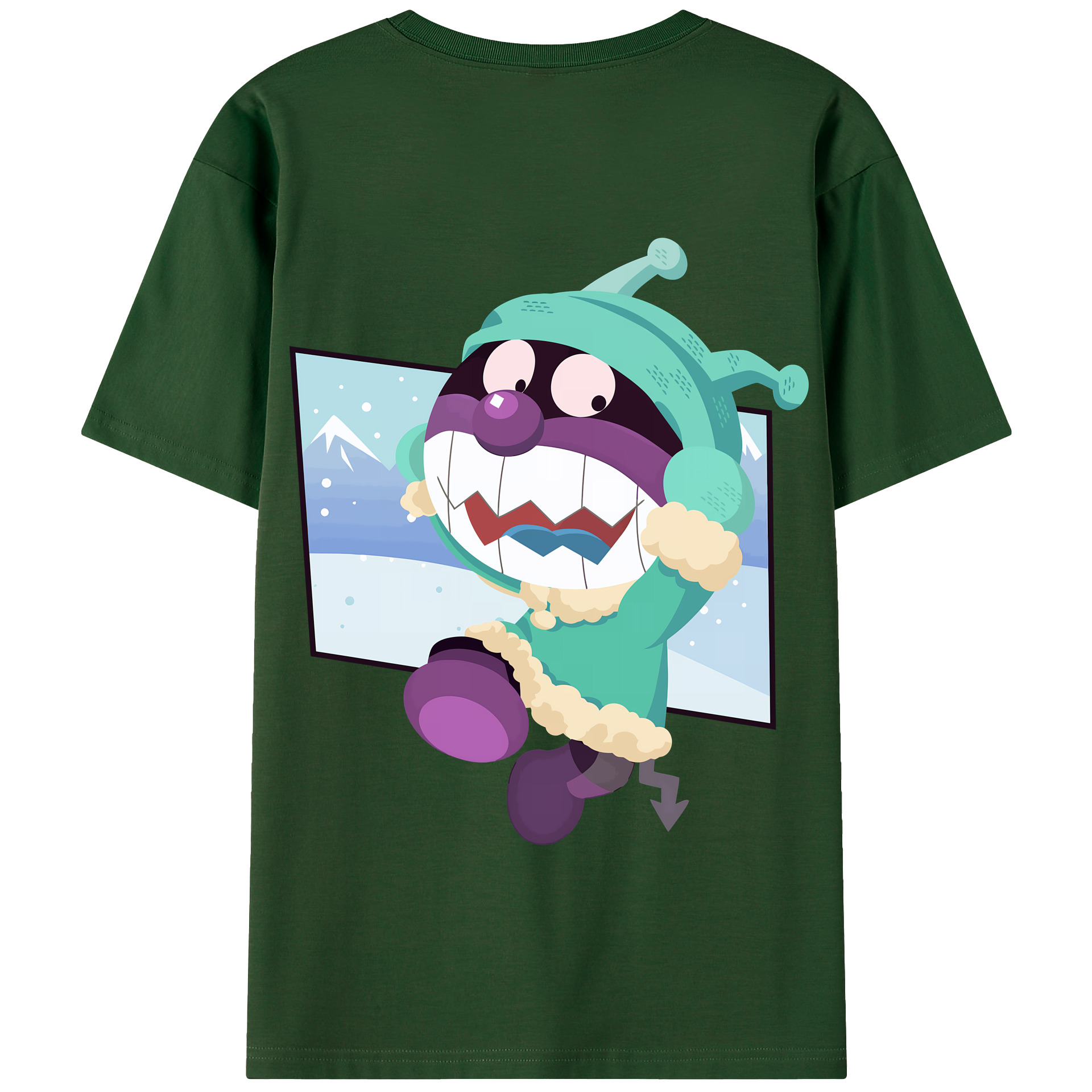 （画像用） アンパンマン Anpanman 綿100％半袖Tシャツ（背面プリント）